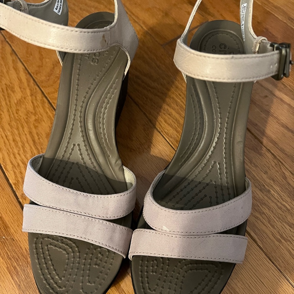 Stylish Tan Sandals by Crocs